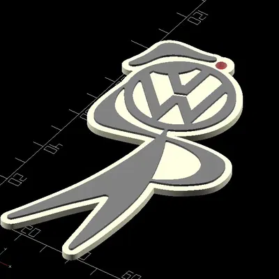 Nhân vật dịch vụ Volkswagen và móc khóa thỏ