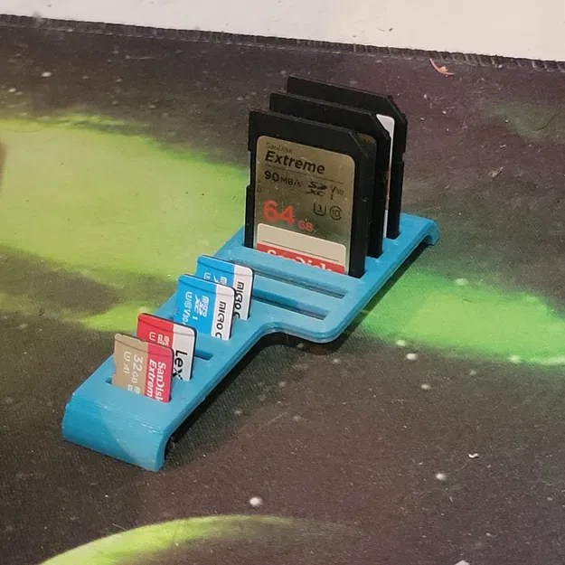 Giá đỡ thẻ SD tối giản cho bàn làm việc - Image 1