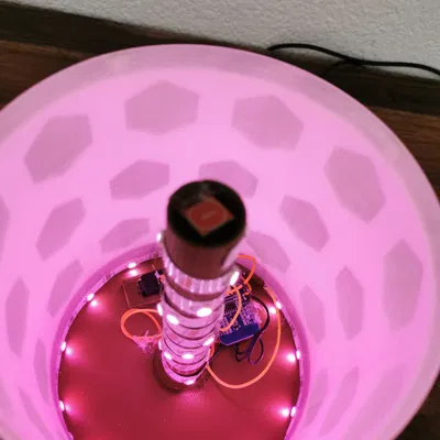 Đèn ngủ RGB Neopixel với cảm biến chạm