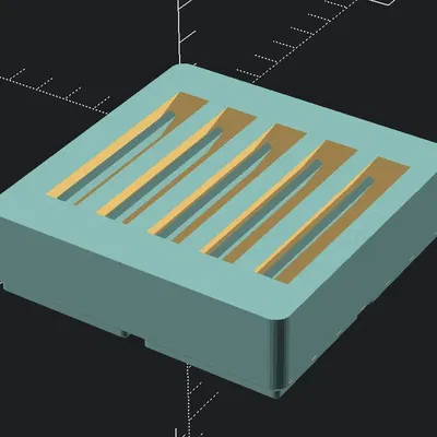 Giá đỡ cartridge Game Boy/Color/Advance GBA Gridfinity