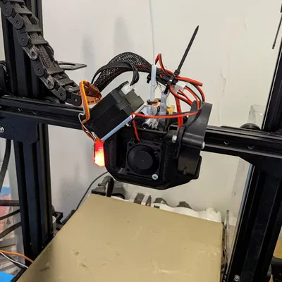 Bộ che quạt extruder NG 5015 thích ứng cho hotend volcano