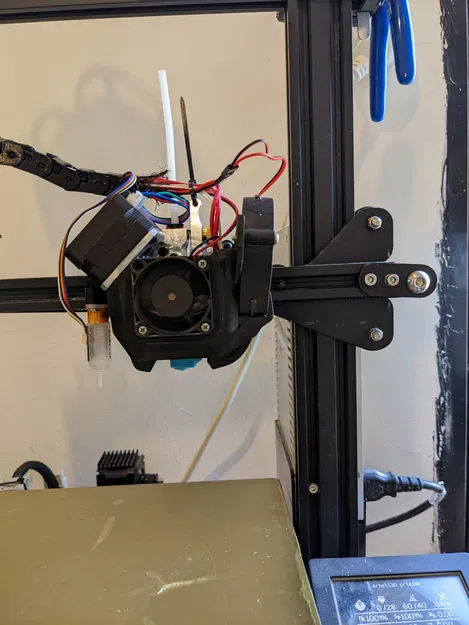 Bộ che quạt extruder NG 5015 thích ứng cho hotend volcano - Image 3