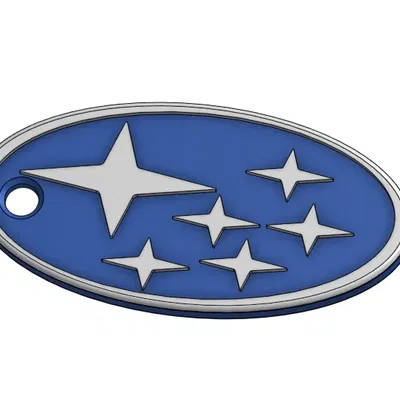 Móc khóa biểu tượng Subaru tùy chỉnh độc đáo