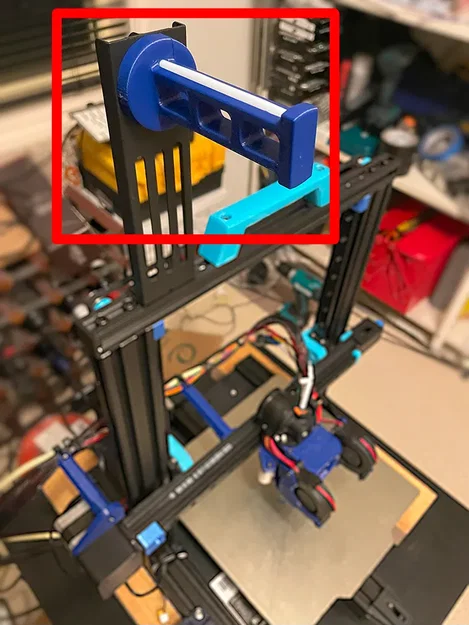 Giá đỡ cuộn filament phong cách Voron cho Ender 3 v2 - Image 1