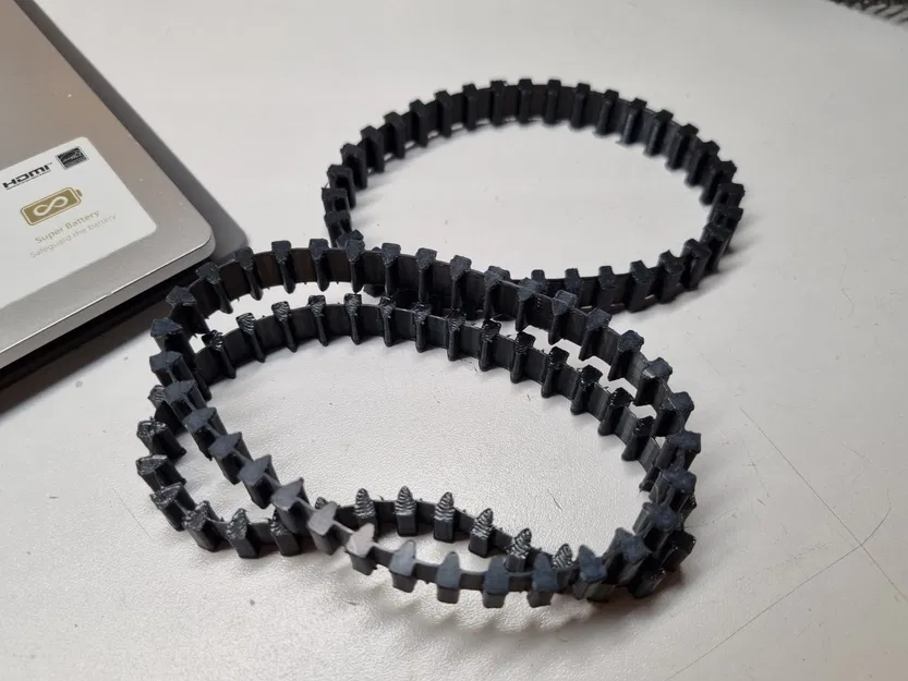 Bánh xe và xích linh hoạt cho mô hình xe tăng - Image 3