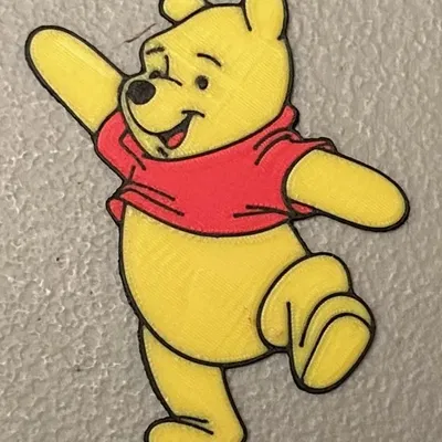 Nam châm Winnie the Pooh nhiều màu sắc