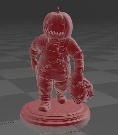 Chucky đầu bí ngô Halloween độc đáo - Image 1