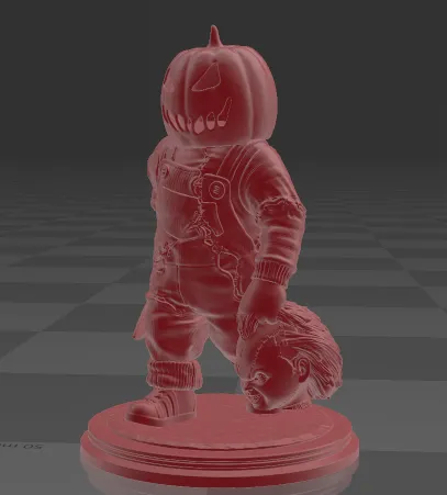 Chucky đầu bí ngô Halloween độc đáo - Image 2