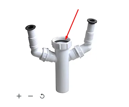 Nắp thông hơi G1 1/2 cho ống thoát nước - Image 1