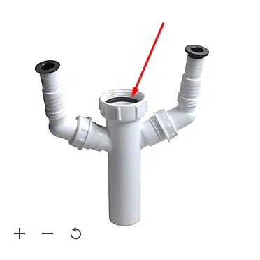 Nắp thông hơi G1 1/2 cho ống thoát nước