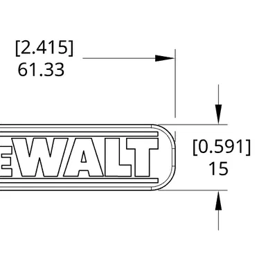 Móc khóa DEWALT tùy chỉnh cho bộ chìa khóa của bạn