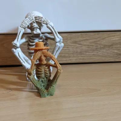 Tròn xương với mũ cao bồi