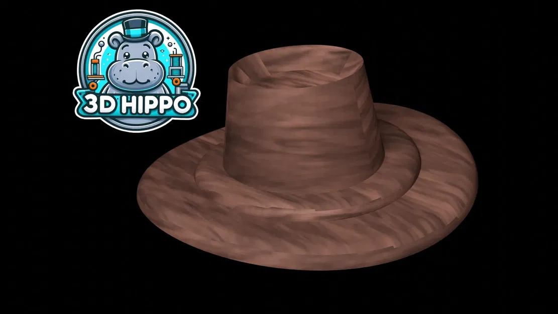 Mũ cao bồi cho mô hình 3D - Image 1