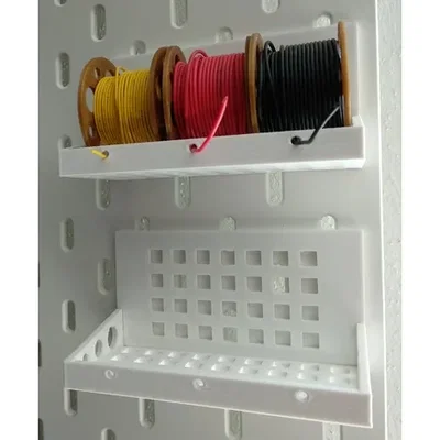 Giá đỡ cuộn dây cho bảng ghim Skadis của IKEA