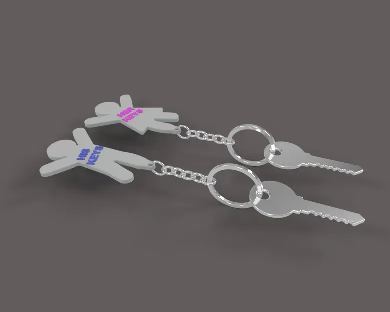 Móc khóa đôi dễ thương cho nhà của bạn - Image 3