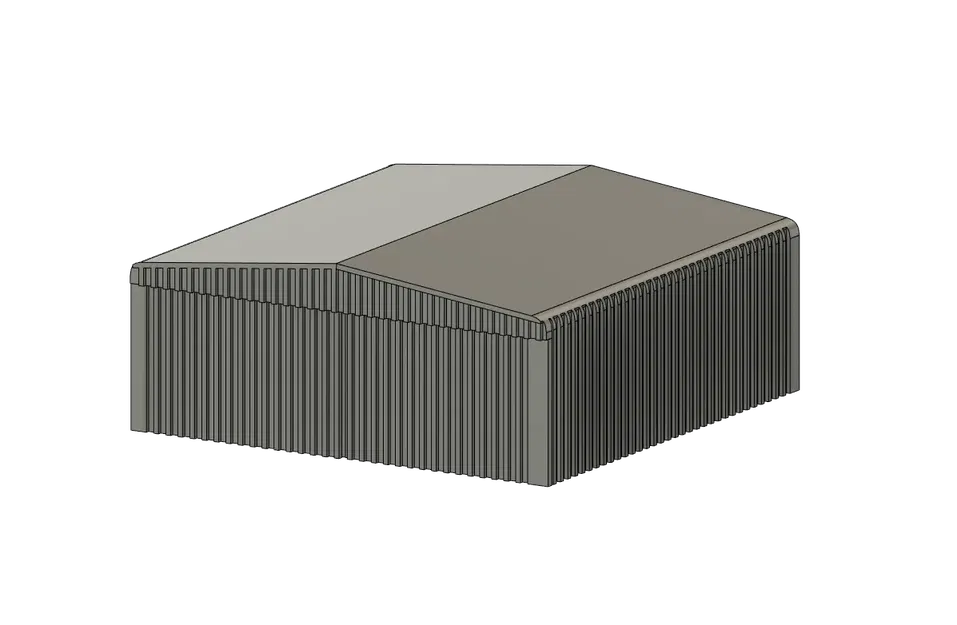 Mô hình thu nhỏ nhà chứa máy bay chi tiết - Image 2