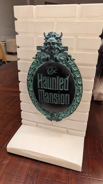 Giá đỡ và chân đế biển hiệu Ngôi nhà Ma quái Spirit Halloween - Image 5