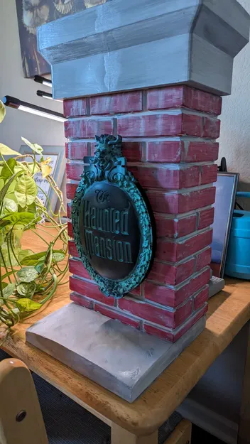 Giá đỡ và chân đế biển hiệu Ngôi nhà Ma quái Spirit Halloween - Image 8