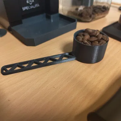 Muỗng cà phê đơn giản với tay cầm 10 cm