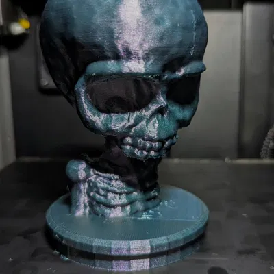 Nhân vật bộ xương Halloween in 3D với hiệu ứng lấp lánh