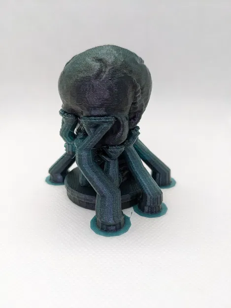 Nhân vật bộ xương Halloween in 3D với hiệu ứng lấp lánh - Image 2