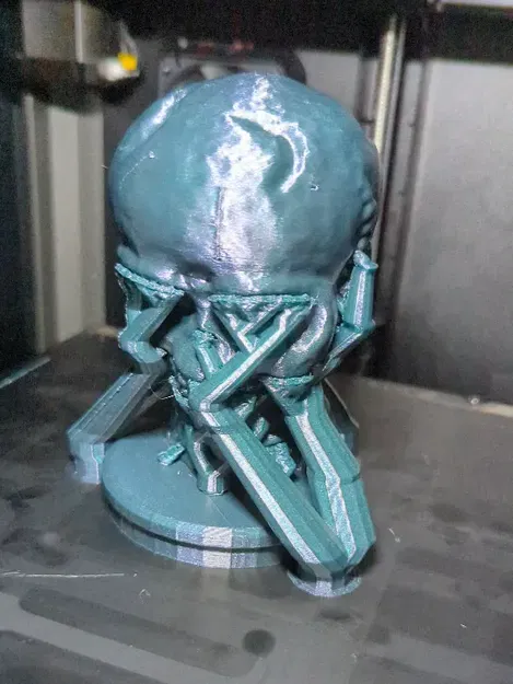 Nhân vật bộ xương Halloween in 3D với hiệu ứng lấp lánh - Image 3