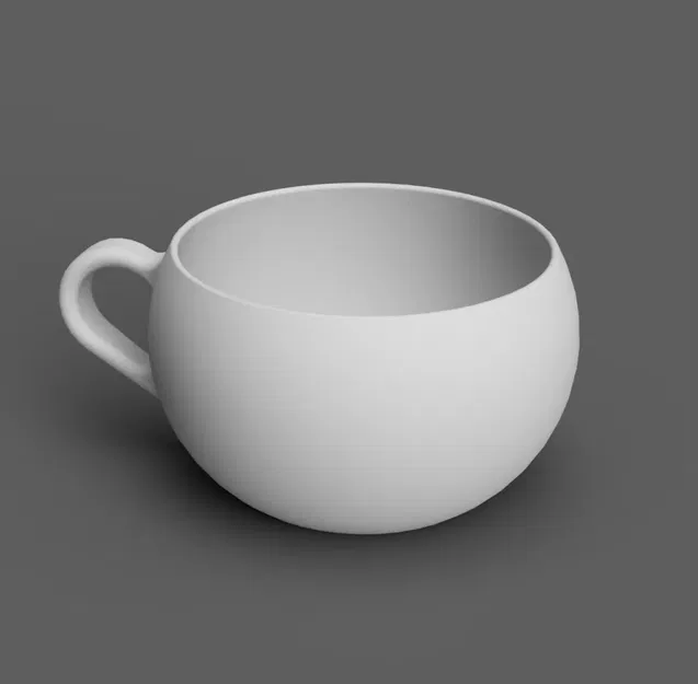 Cốc trang trí hình học đơn giản không cần hỗ trợ in - Image 1