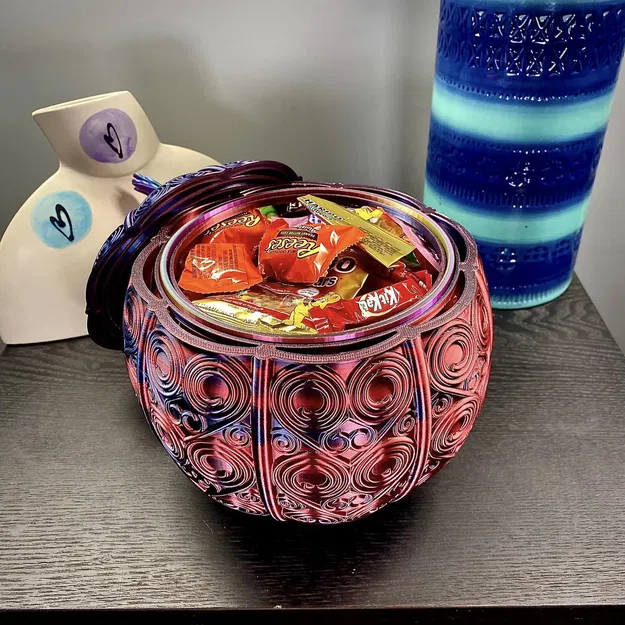 Bát kẹo bí ngô trang trí cho dịp Halloween 2023 - Image 3