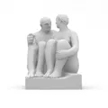 Tượng điêu khắc "Người đàn ông lớn tuổi và cô gái trẻ c... - Thumbnail 3