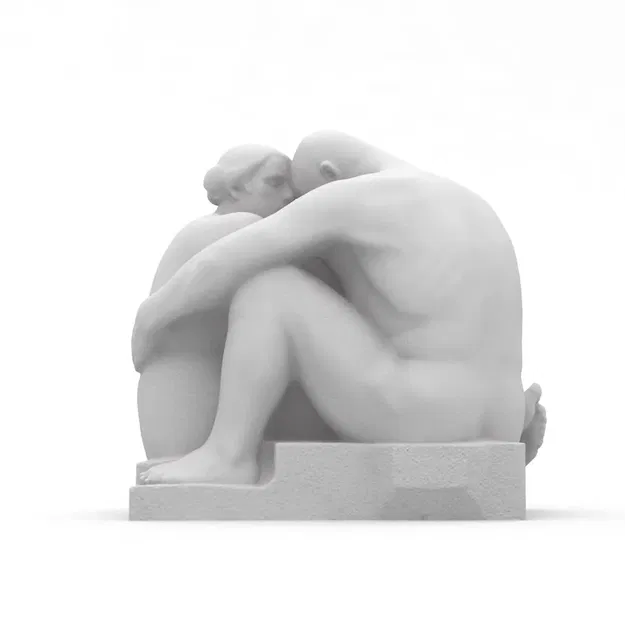 Tượng điêu khắc "Người đàn ông và phụ nữ với trẻ nhỏ"... - Image 2