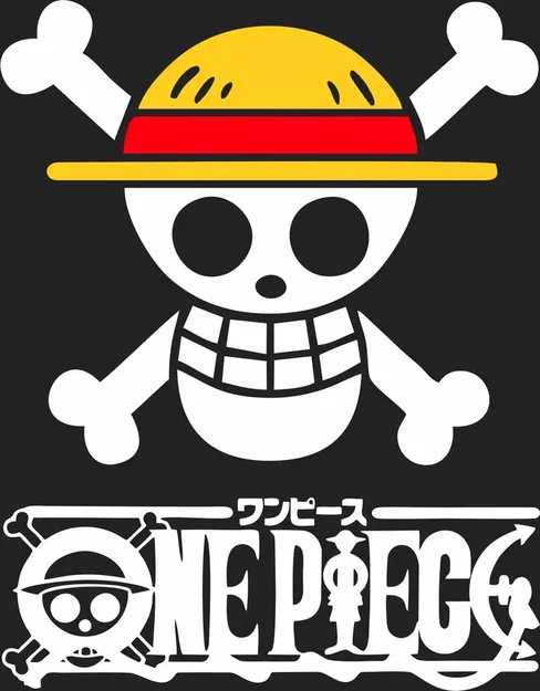 Cờ Jolly Roger của One Piece - Mô hình in 3D sắc nét - Image 1
