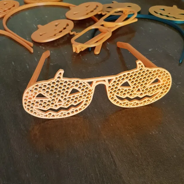 Kính hình bí ngô cho lễ hội Halloween - Image 1