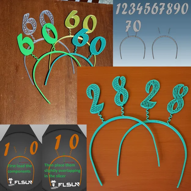 Băng đô tóc sinh nhật tùy chỉnh cho bạn bè - Image 1