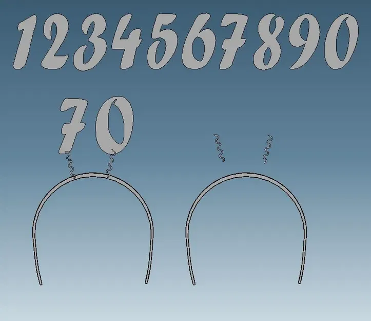 Băng đô tóc sinh nhật tùy chỉnh cho bạn bè - Image 2