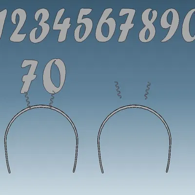 Băng đô tóc sinh nhật tùy chỉnh cho bạn bè