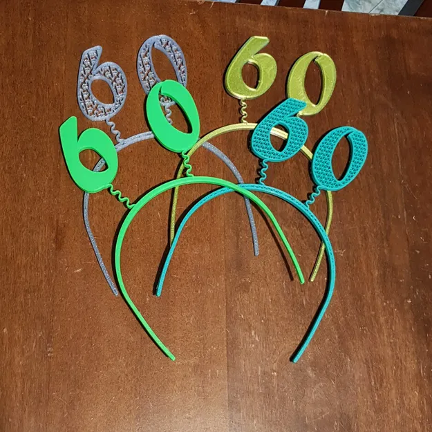 Băng đô tóc kỷ niệm 60 năm sinh nhật Bobbleheads - Image 1