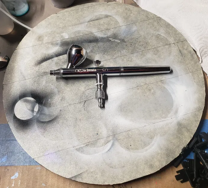 Bàn xoay sơn 250mm cho nghệ thuật vẽ tranh - Image 1