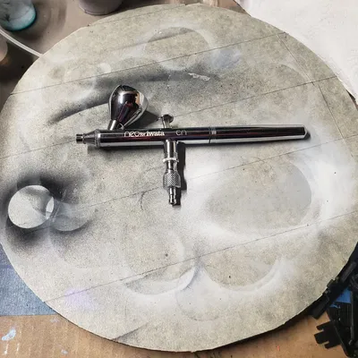 Bàn xoay sơn 250mm cho nghệ thuật vẽ tranh