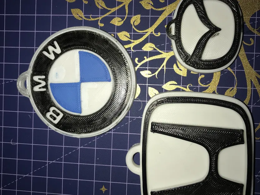 Thẻ chìa khóa với biểu tượng xe hơi 3D - Image 5