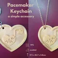 Móc khóa cảnh báo người mang máy tạo nhịp tim - Thumbnail 1