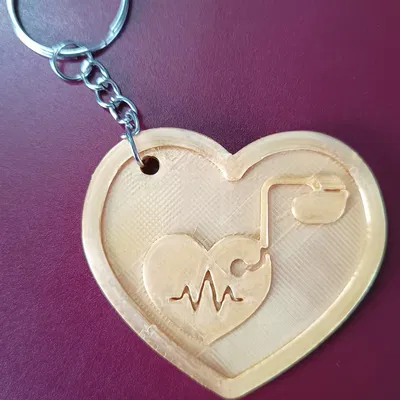 Móc khóa cảnh báo người mang máy tạo nhịp tim