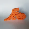 Khủng long Flexi Rex với bí ngô cho Halloween - Thumbnail 1