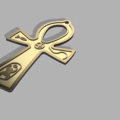 Thánh giá Ai Cập làm móc khóa