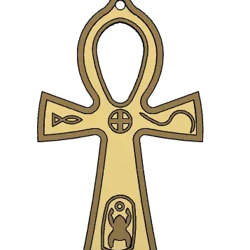 Thánh giá Ai Cập làm móc khóa