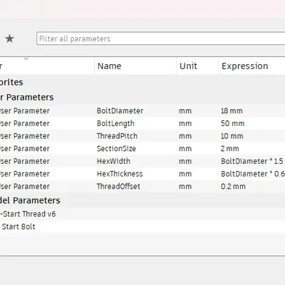 Bu lông ren 4 khởi tạo bằng Fusion 360