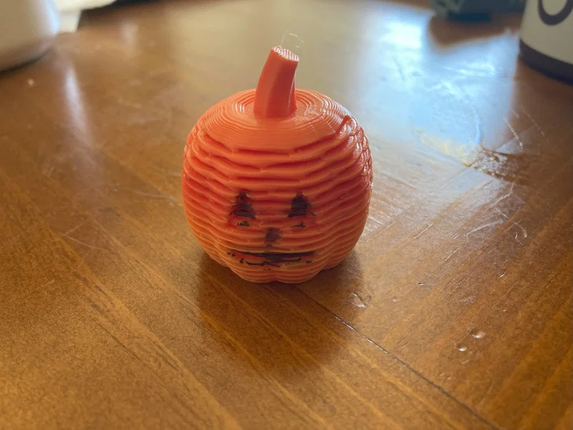 Bí ngô lò xo dễ dàng cho mô hình 3D - Image 1