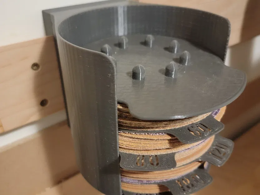 Giá đỡ giấy nhám 5 inch với bộ chia và vị trí ROS - Image 1