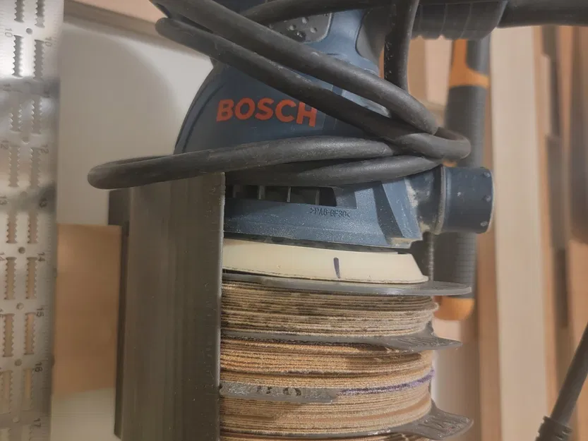 Giá đỡ giấy nhám 5 inch với bộ chia và vị trí ROS - Image 2