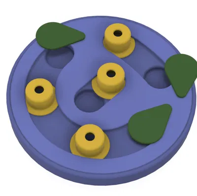 Sân chơi cho mèo với bát ăn chậm tương tác