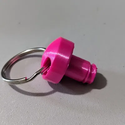 Móc chìa khóa hình cầu có thể vặn xoáy